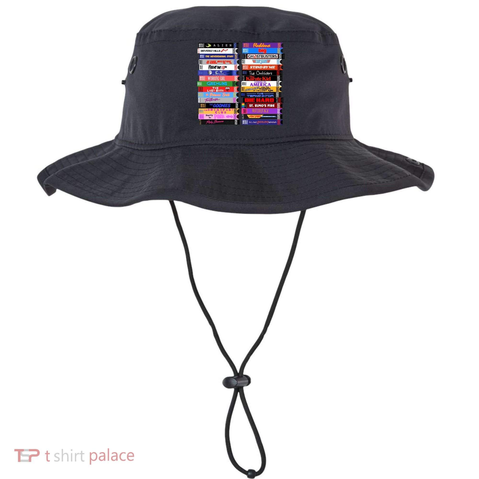 Retro 80s Movies Vhs Stacks Bucket Hat