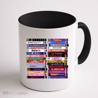 Retro 80s Movies Vhs Stacks Coffee Mug thumb 1