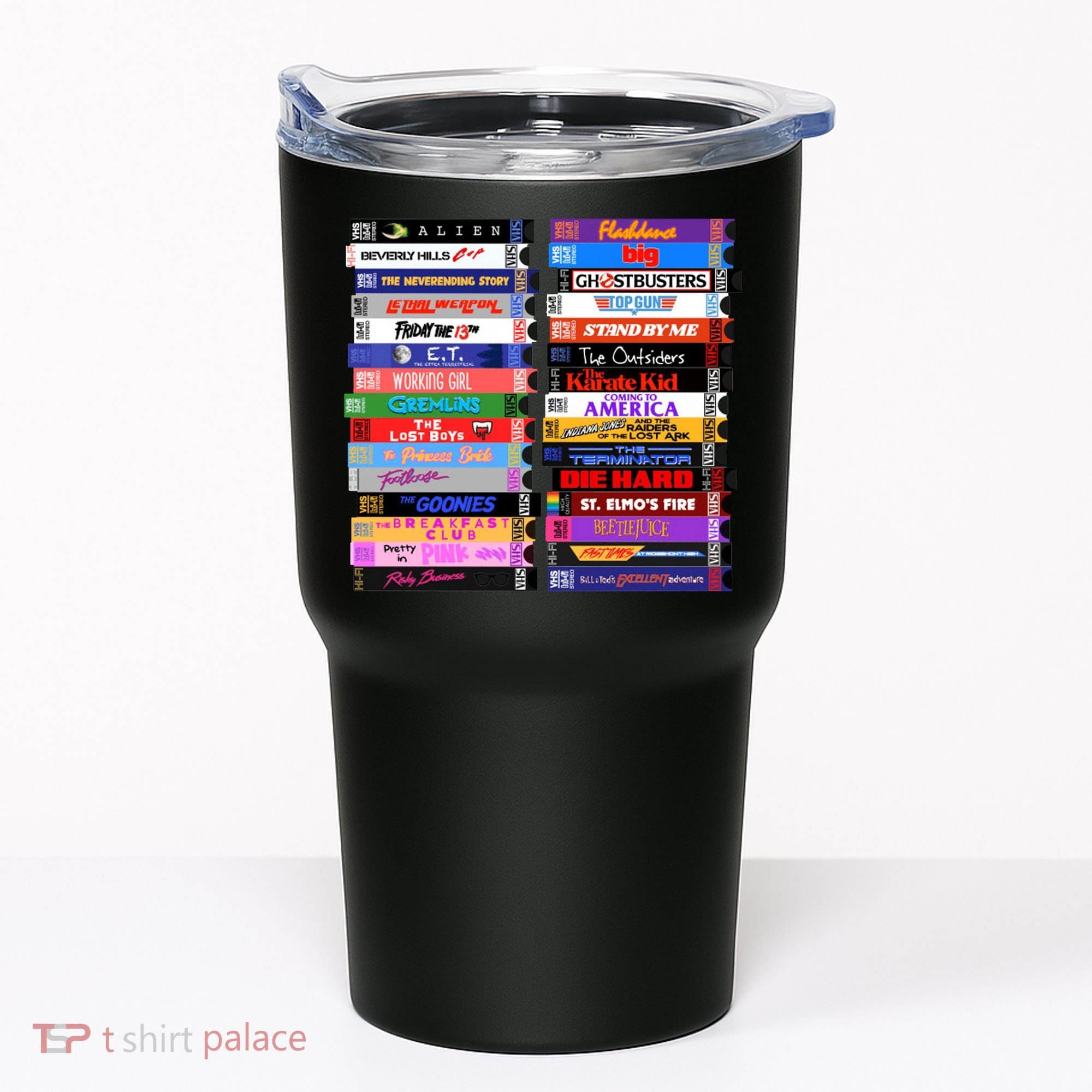 Retro 80s Movies Vhs Stacks Tumbler