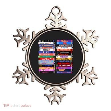 Retro 80s Movies Vhs Stacks Ornament