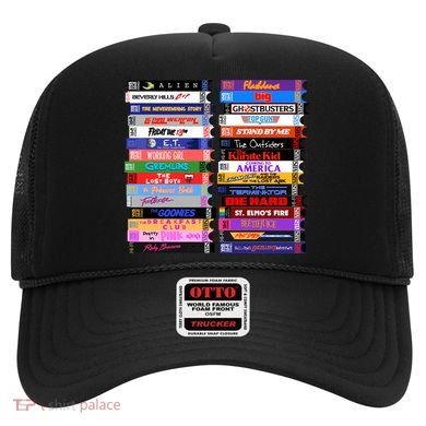 Retro 80s Movies Vhs Stacks Hat