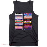 Retro 80s Movies Vhs Stacks Tank Top thumb 0