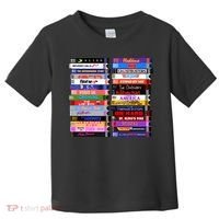 Retro 80s Movies Vhs Stacks Toddler T-Shirt thumb 0