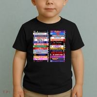 Retro 80s Movies Vhs Stacks Toddler T-Shirt thumb 2