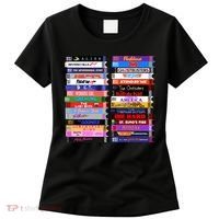 Retro 80s Movies Vhs Stacks Women's T-Shirt thumb 0