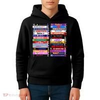 Retro 80s Movies Vhs Stacks Kids Hoodie thumb 4