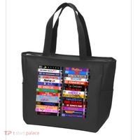 Retro 80s Movies Vhs Stacks Tote Bag thumb 3