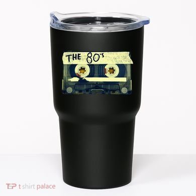 Retro 80S Mix Tape Tumbler