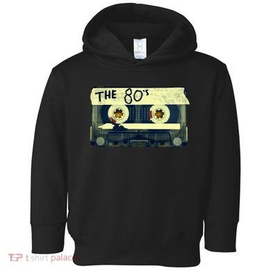 Retro 80S Mix Tape Toddler Hoodie