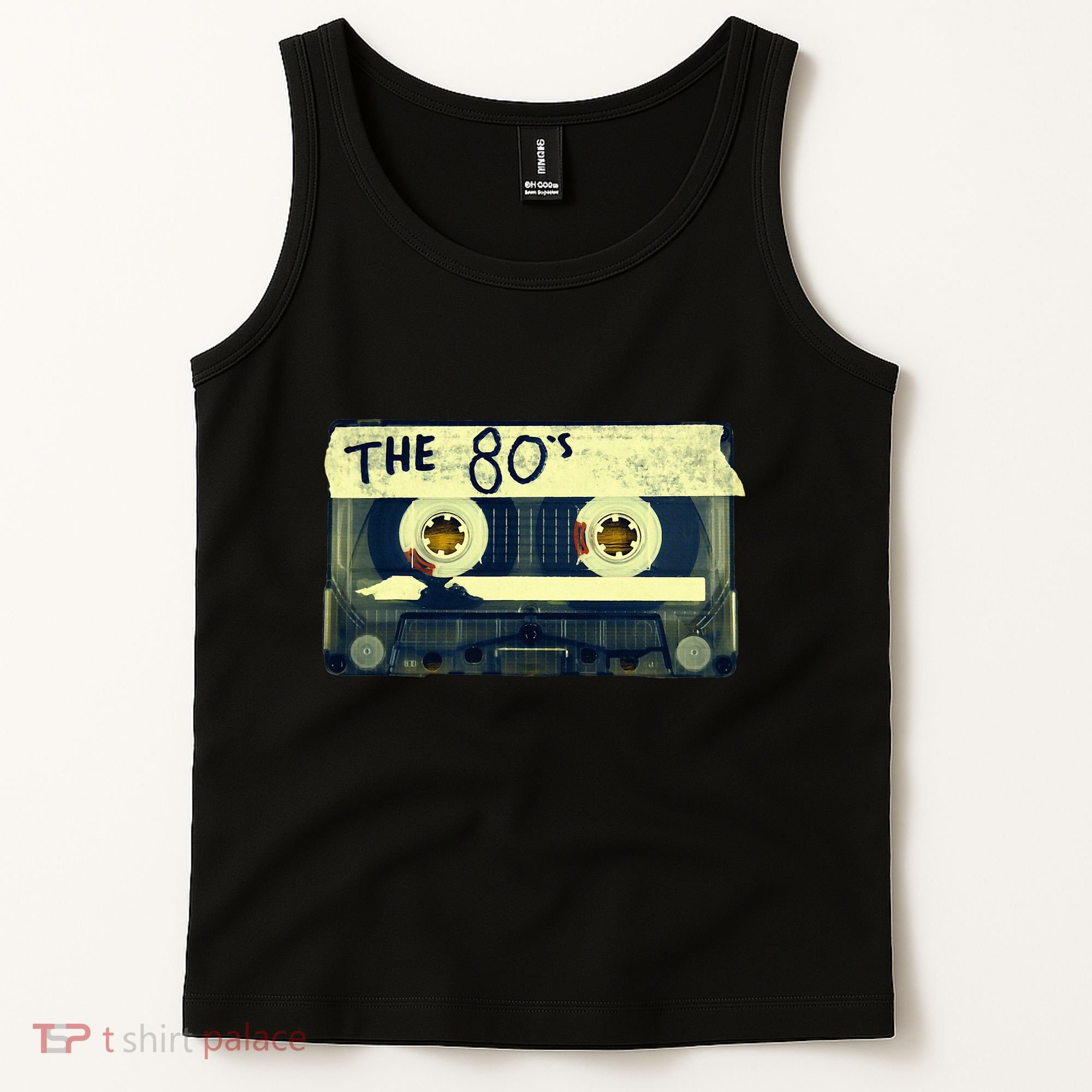 Retro 80S Mix Tape Tank Top