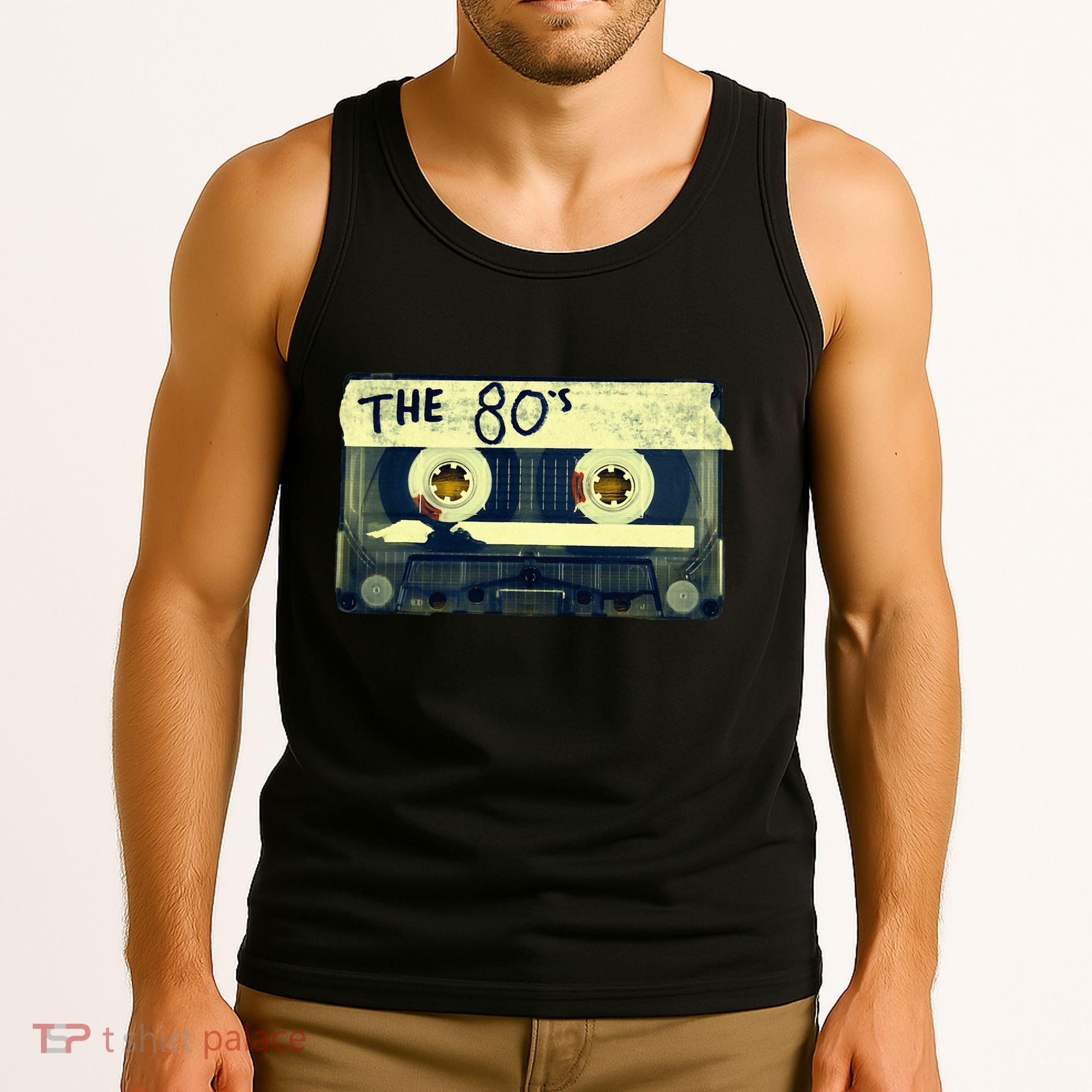 Retro 80S Mix Tape Tank Top