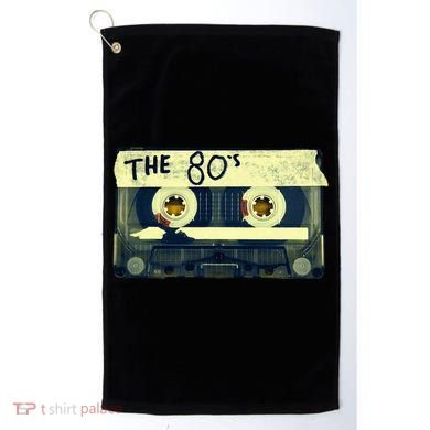 Retro 80S Mix Tape Golf Towel
