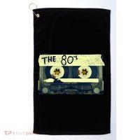 Retro 80S Mix Tape Golf Towel thumb 0