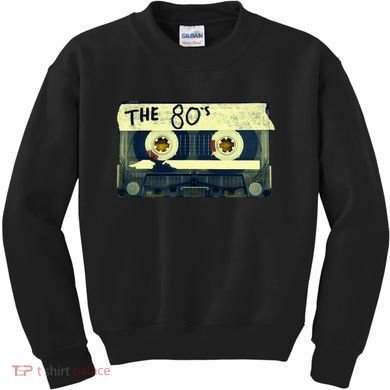 Retro 80S Mix Tape Kids Sweatshirt
