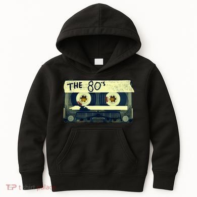 Retro 80S Mix Tape Kids Hoodie