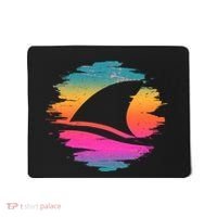 Retro 80's Neon Shark Fin Mousepad thumb 0