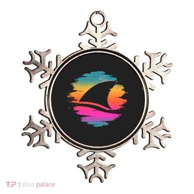 Retro 80's Neon Shark Fin Ornament