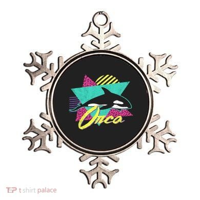 Retro 80s Or 90s Orca Killer Whale Ornament