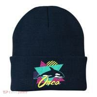 Retro 80s Or 90s Orca Killer Whale Beanie thumb 0