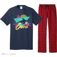 Retro 80s Or 90s Orca Killer Whale Pajama Set thumb 0