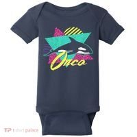 Retro 80s Or 90s Orca Killer Whale Baby Bodysuit thumb 0