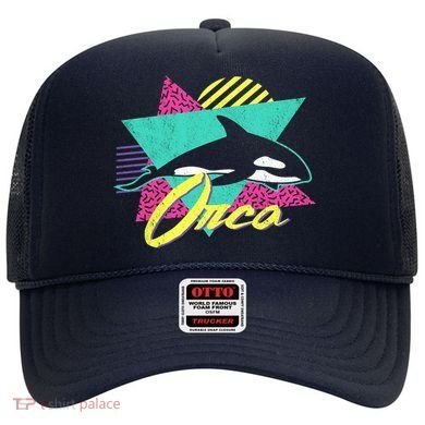 Retro 80s Or 90s Orca Killer Whale Hat