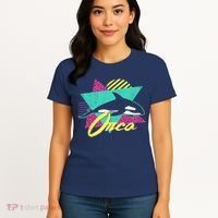 Retro 80s Or 90s Orca Killer Whale Women's T-Shirt thumb 4