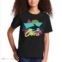 Retro 80s Or 90s Orca Killer Whale Kids T-Shirt thumb 2