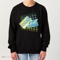 Retro 80's Rewind Cassette Tapes Broken Pencil Women's Sweatshirt thumb 0