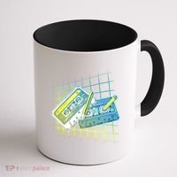 Retro 80's Rewind Cassette Tapes Broken Pencil Coffee Mug thumb 1