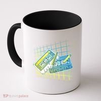 Retro 80's Rewind Cassette Tapes Broken Pencil Coffee Mug thumb 0