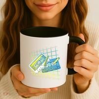 Retro 80's Rewind Cassette Tapes Broken Pencil Coffee Mug thumb 3
