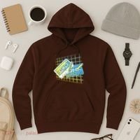Retro 80's Rewind Cassette Tapes Broken Pencil Hoodie thumb 3