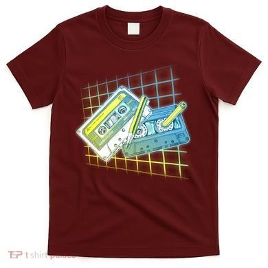 Retro 80's Rewind Cassette Tapes Broken Pencil T-Shirt