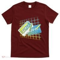 Retro 80's Rewind Cassette Tapes Broken Pencil T-Shirt thumb 0