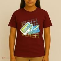 Retro 80's Rewind Cassette Tapes Broken Pencil T-Shirt thumb 4