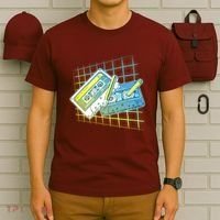 Retro 80's Rewind Cassette Tapes Broken Pencil T-Shirt thumb 6