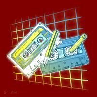 Retro 80's Rewind Cassette Tapes Broken Pencil T-Shirt thumb 7