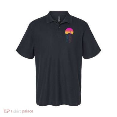Retro 80s Space Shuttle Launch Circuit Mountain Polo