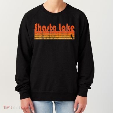 Retro 80s Style Shasta Lake Ca Women's Sweatshirt