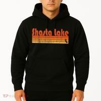 Retro 80s Style Shasta Lake Ca Hoodie thumb 2