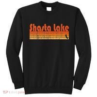 Retro 80s Style Shasta Lake Ca Sweatshirt thumb 0
