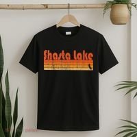 Retro 80s Style Shasta Lake Ca T-Shirt thumb 2
