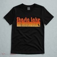 Retro 80s Style Shasta Lake Ca T-Shirt thumb 5