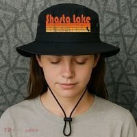 Retro 80s Style Shasta Lake Ca Bucket Hat thumb 3