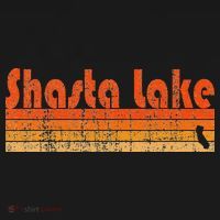 Retro 80s Style Shasta Lake Ca Coaster thumb 2