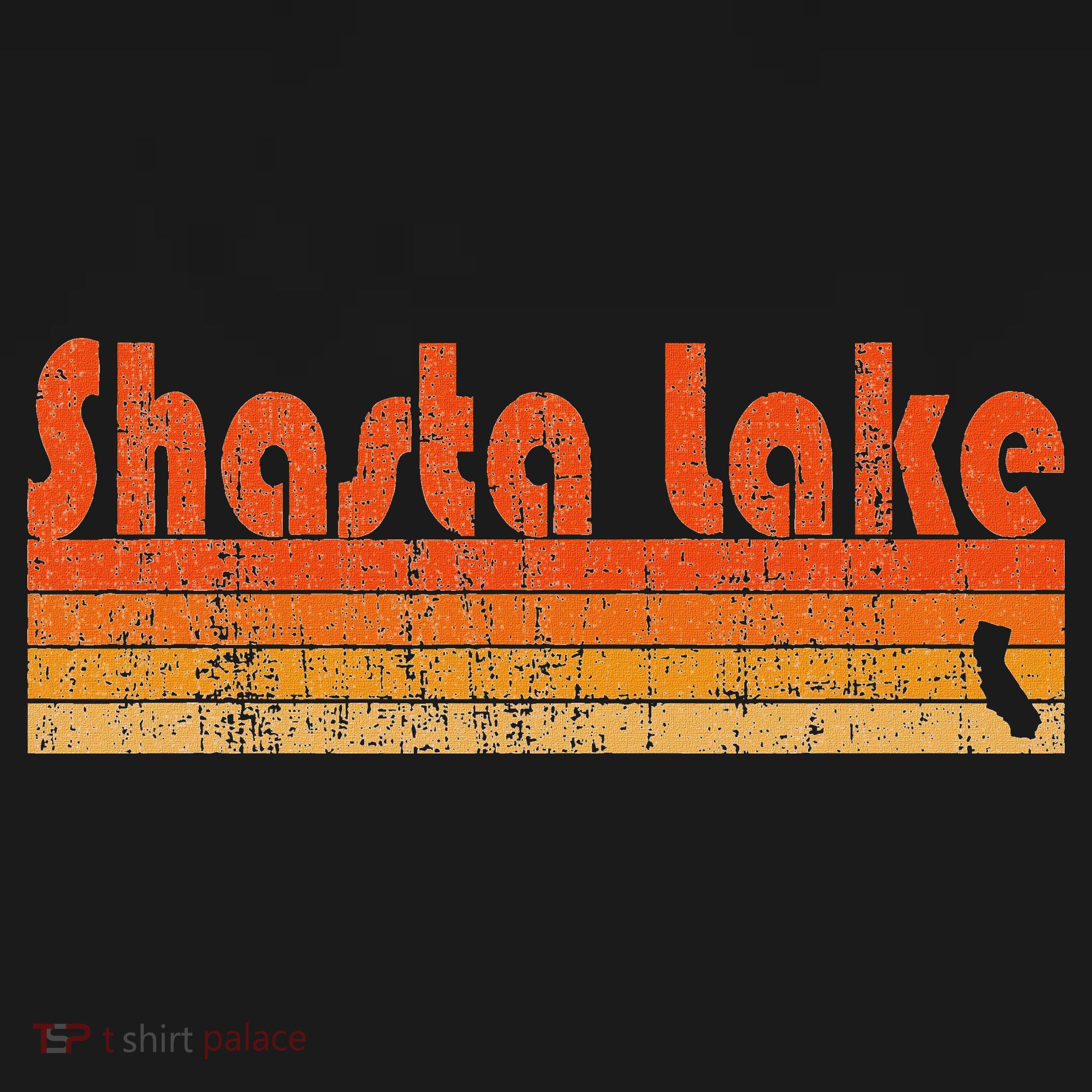 Retro 80s Style Shasta Lake Ca Baby Bodysuit