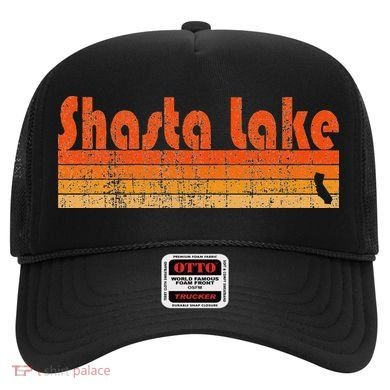 Retro 80s Style Shasta Lake Ca Hat