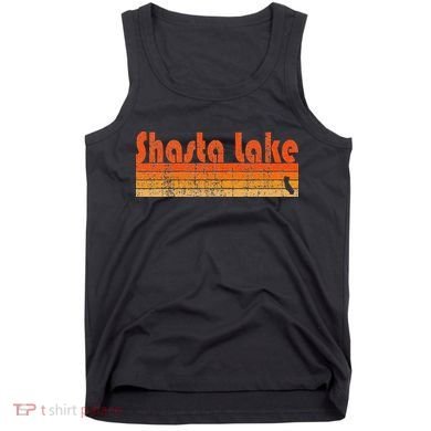 Retro 80s Style Shasta Lake Ca Tank Top