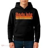 Retro 80s Style Shasta Lake Ca Kids Hoodie thumb 4